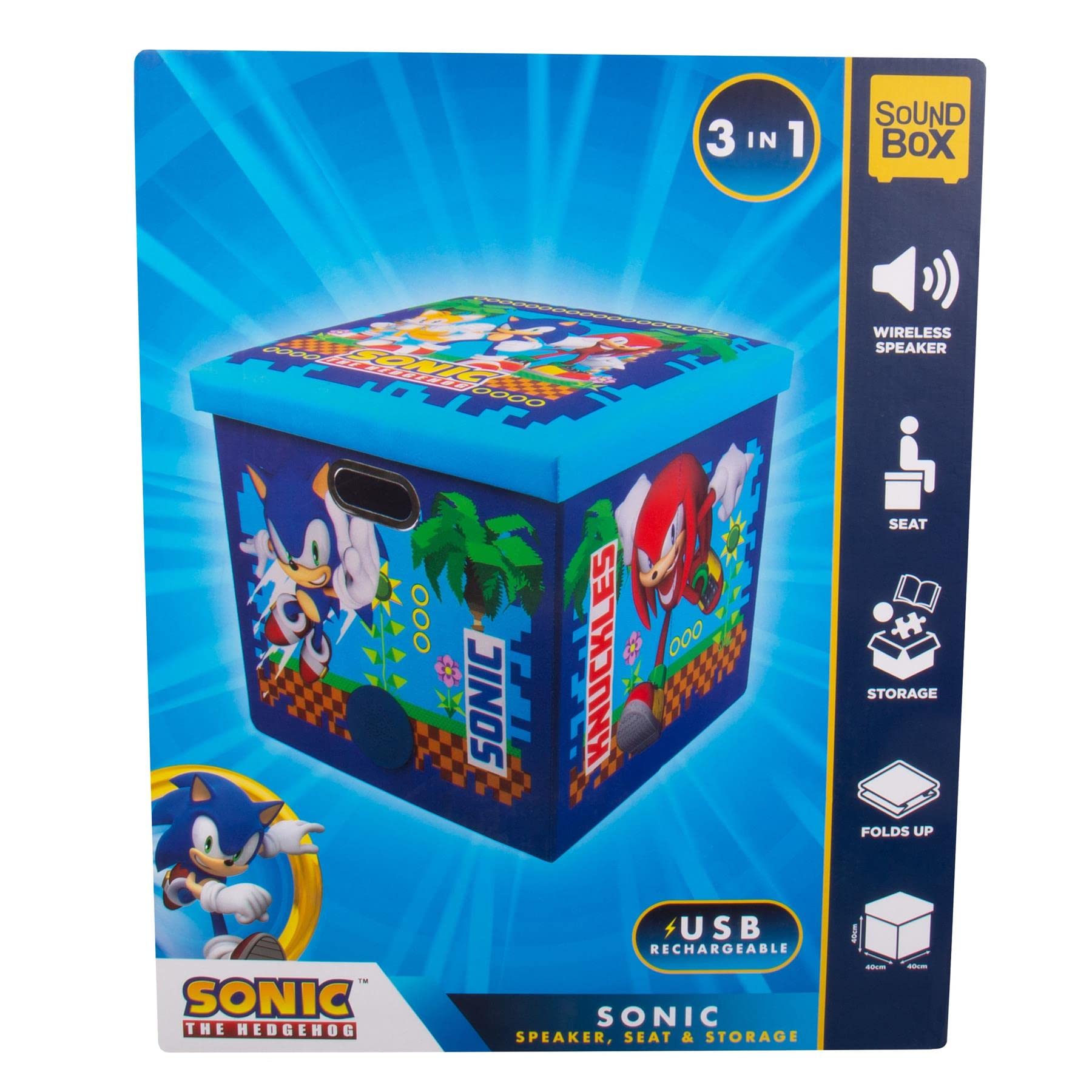 Fizz Creations Sonic The Hedgehog Sound Cube with Rechargeable