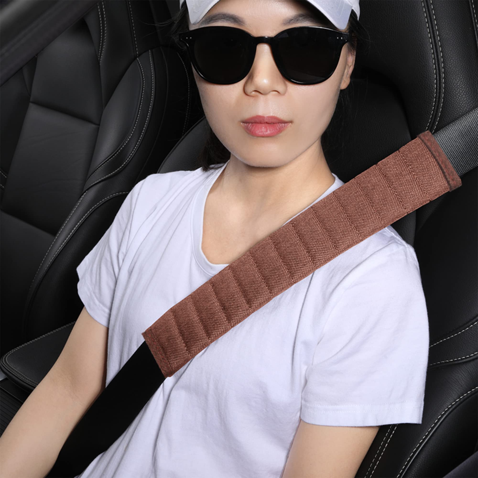 Car Seatbelt Covers Cushion Shoulder Pads Protector Sleeve for Adults