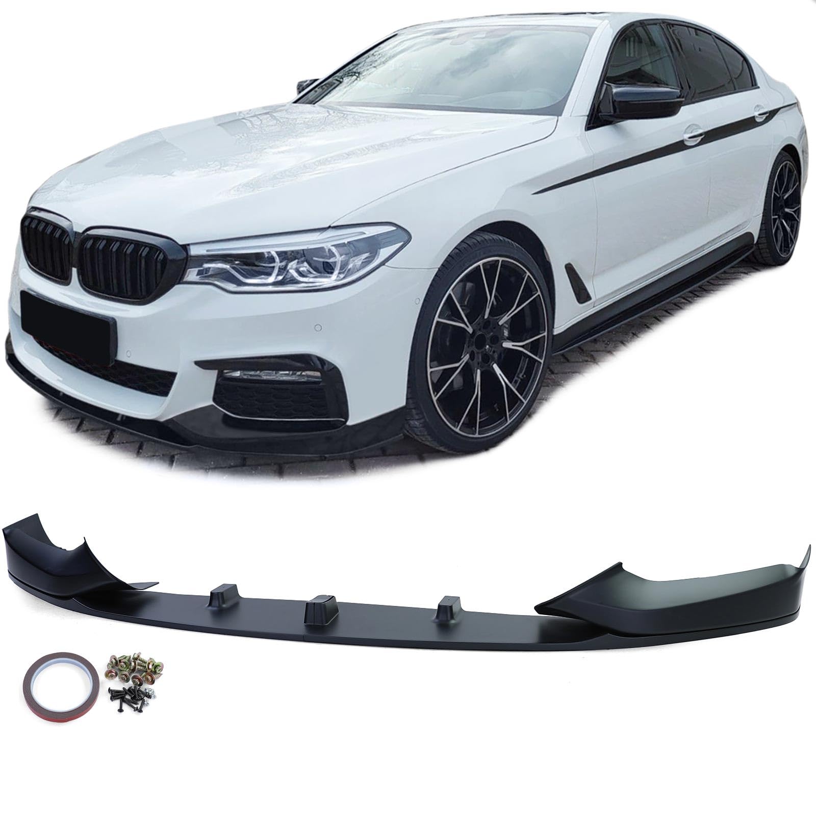 Front Spoiler Lippe Perfomance Matt passend für 5er BMW G30 G31 16-20