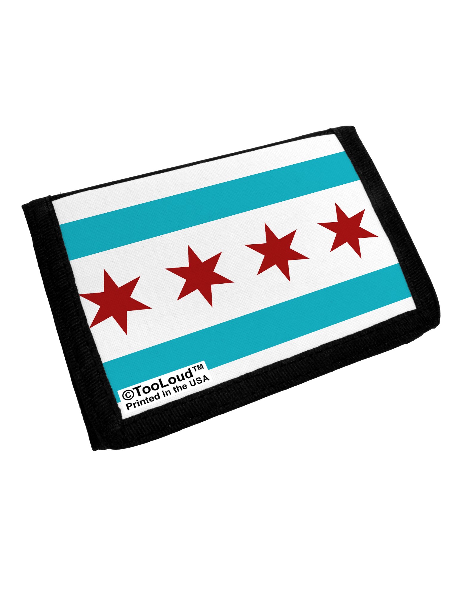 TOOLOUDChicago Flag AOP Trifold Wallet All Over Print