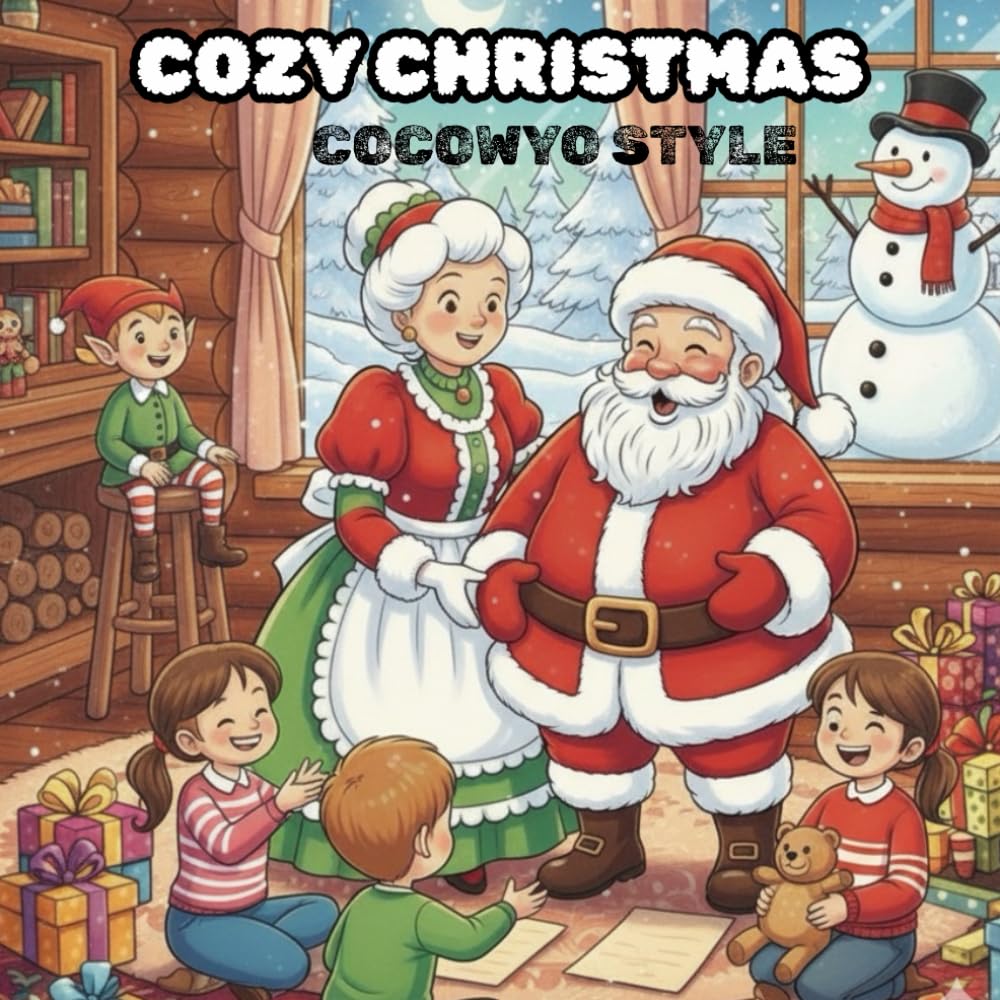 Cozy Christmas Coloring Book for Adults | Cocowyo Style Holiday Designs: Relax and Celebrate the Holidays with 50+ Festive Cozy Christmas Scenes — Stress Relief Coloring Pages in Cocowyo Style