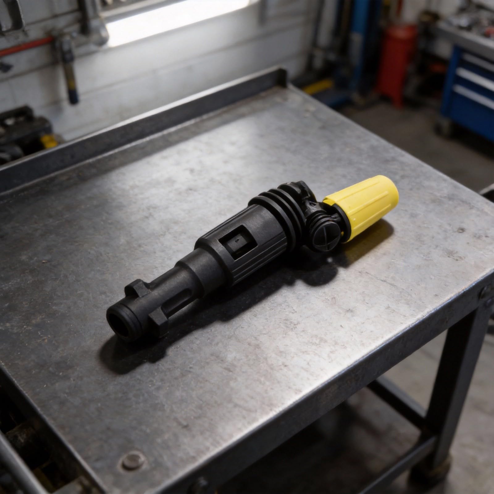 Turbo dysza czyszcząca do myjki wysokociśnieniowej K2, obrotowa o 360 stopni, bezpośrednia wymiana dyszy turbo do Karcher do serii K2, otwór 1,1 mm, strumień obrotowy pod wysokim ciśnieniem