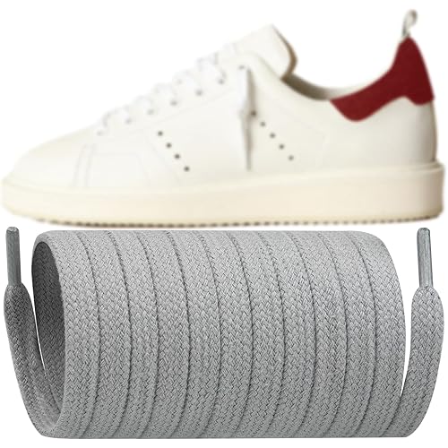 8MM Shoe Laces for Golden Goose Sneaker, Flat Shoelaces Replacement Shoes Strings