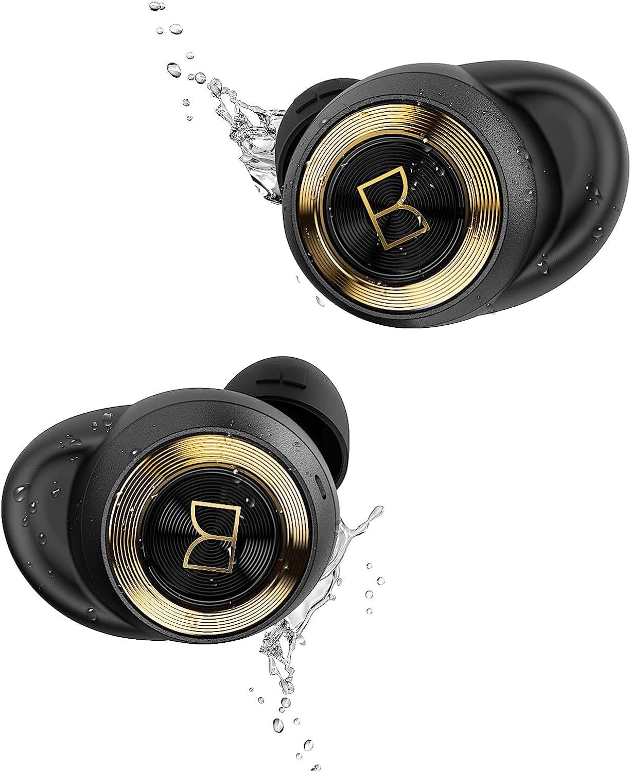 Monster Monster Achieve 100 AirLinks Wireless Earbuds,Super Fast Charge,Bluetooth 5.0 in-Ear Stereo Headphones with USB-C Charging Case,Built-in Mic for Clear Calls,Water Resistant Design for Sports in use