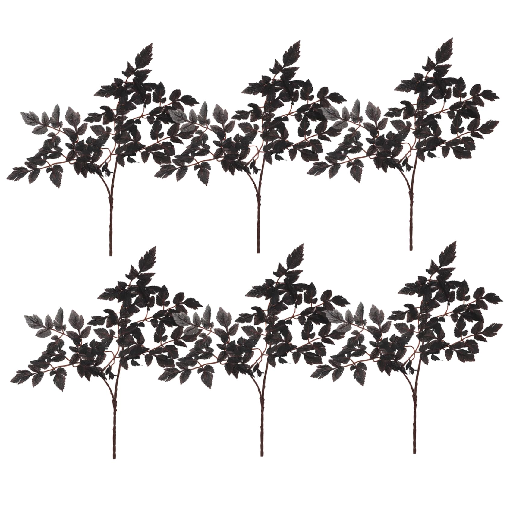 Branches pour vase : 6 tiges de baies de prunier artificielles 18 pouces d'automne