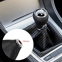 Vista 5 de Salior Funda para pomo de cambio de coche a prueba de polvo, protege el pomo de cambio de marchas y decora el interior del coche, funda universal