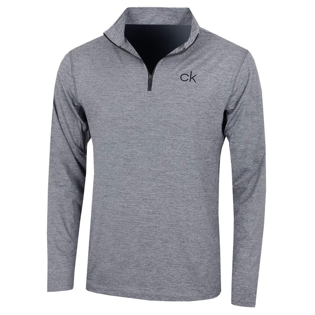 Calvin Klein Mens Newport HZ Sweater - Silver - XXL