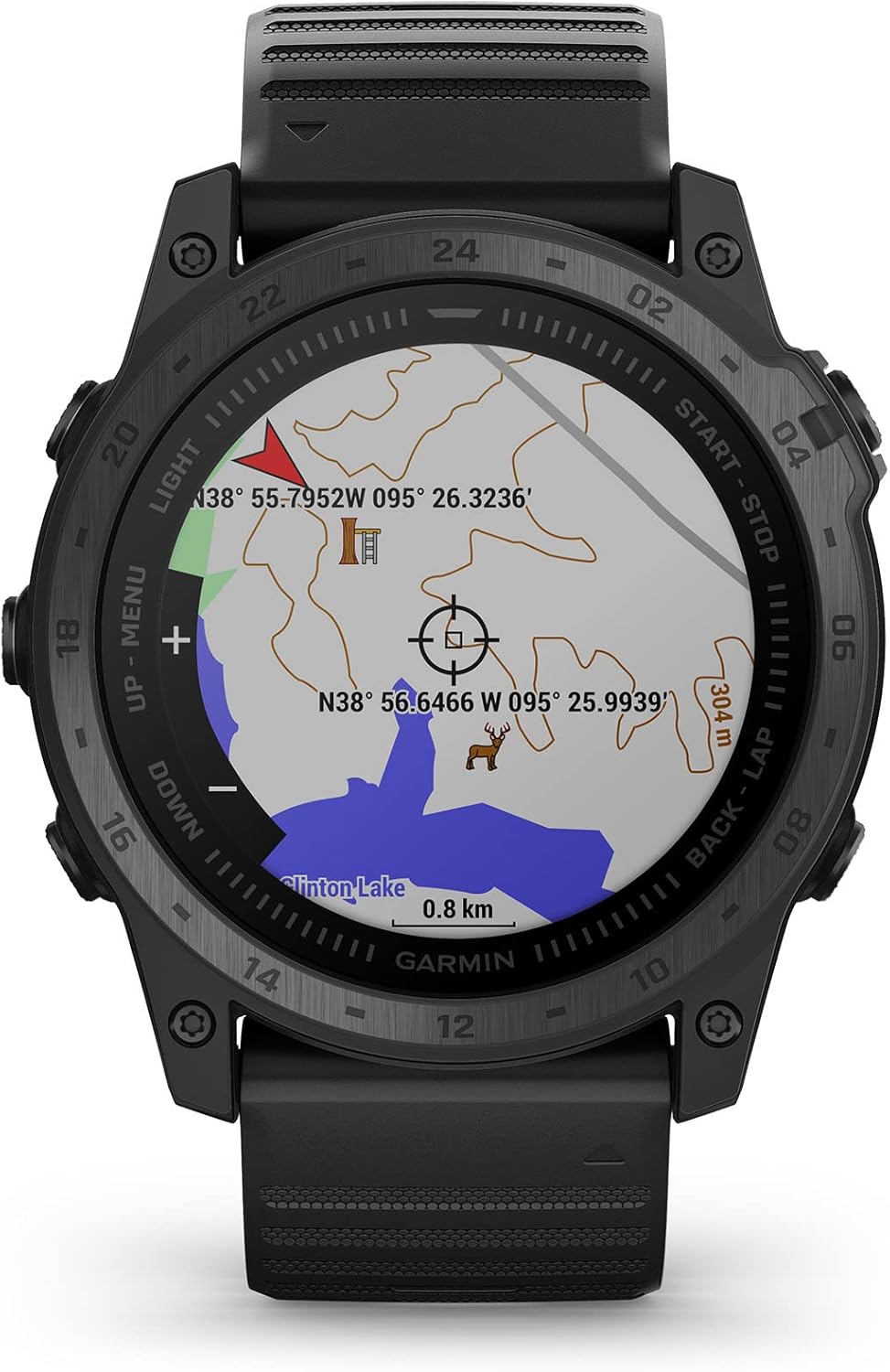 Garmin Gamin tactix 7, Standard Edition, Ruggedly Built Premium Tactical GPS Watch with Silicone Band