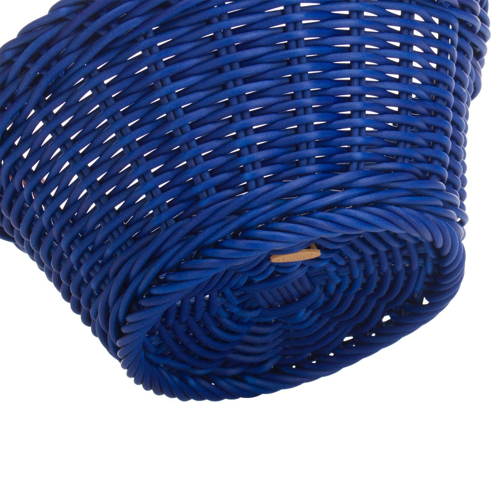 Cleafe - Cestino Porta Oggetti Cesto In Tessuto Intrecciato Rotondo