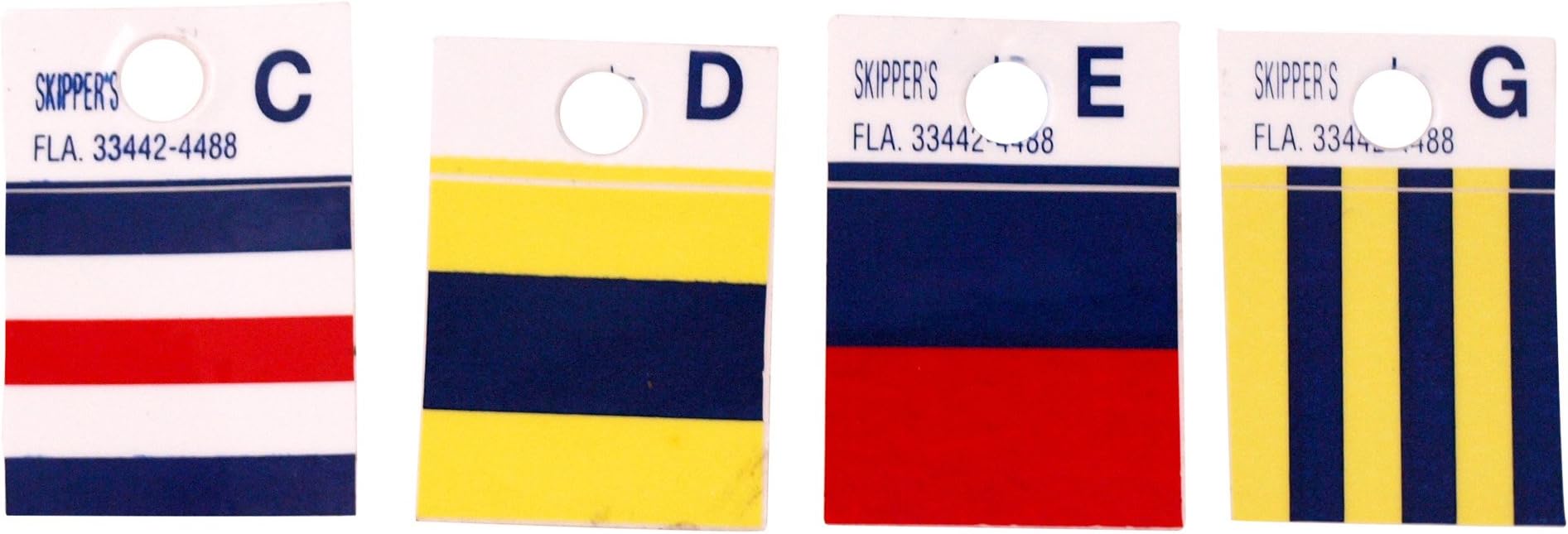 1" Mylar Code Flag Letters (A to Z) Decal, Sticker-NO Shipping Charges on Orders Over $5.00