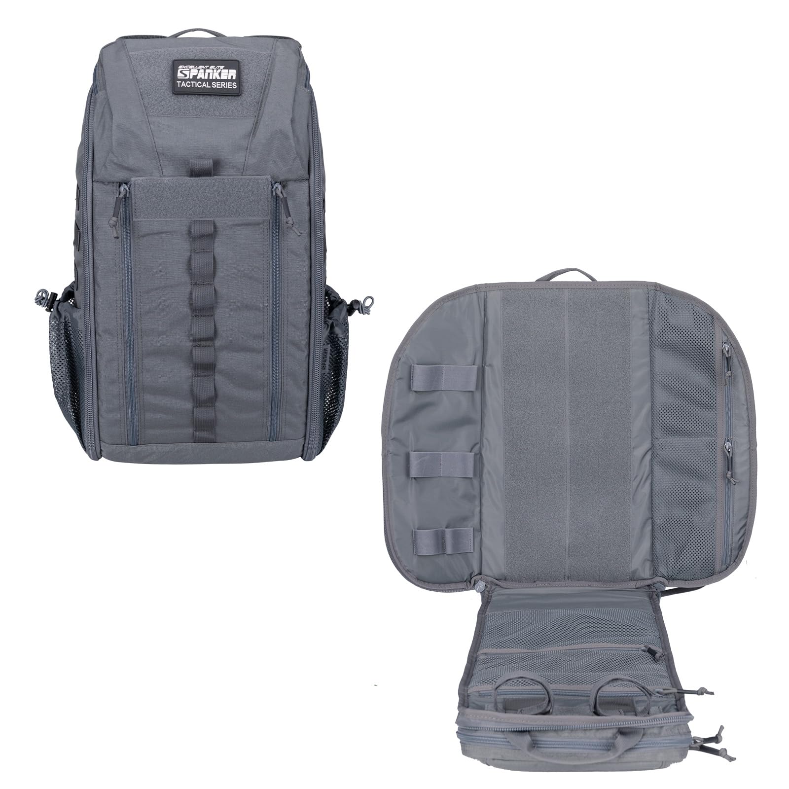 EXCELLENT ELITE SPANKER Medical Backpack Tactical Knapsack Outdoor Rucksack Camping Survival First Aid Backpack(Grey)
