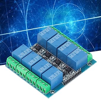 Ubersweet FOPU 8-channel relay board, diode freewheel protection relay module EL817 photocoupler for electrical equipment for quick response |