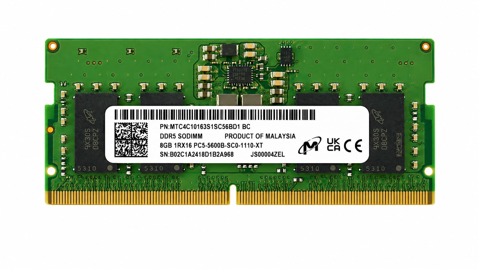 Amazon.in: Buy 8GB DDR5 5600MHz OEM Laptop RAM Compatible with