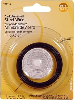 Hillman 28 Gauge Annealed Black Steel Wire, 50-Ft., 3 Pack