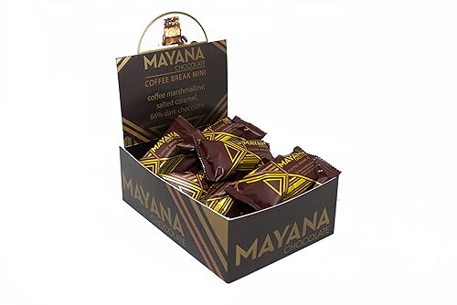 MAYANA CHOCOLATE Coffee Break Mini bar, 1.5 onzas (paquete de 10)