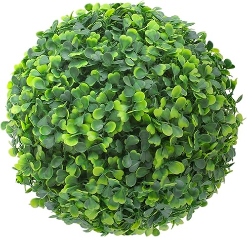 Windscreen4less Bola topiaria artificial de boj artificial para interiorexterior, jardín, decoración de boda, decoración del hogar, 11 pulgadas,