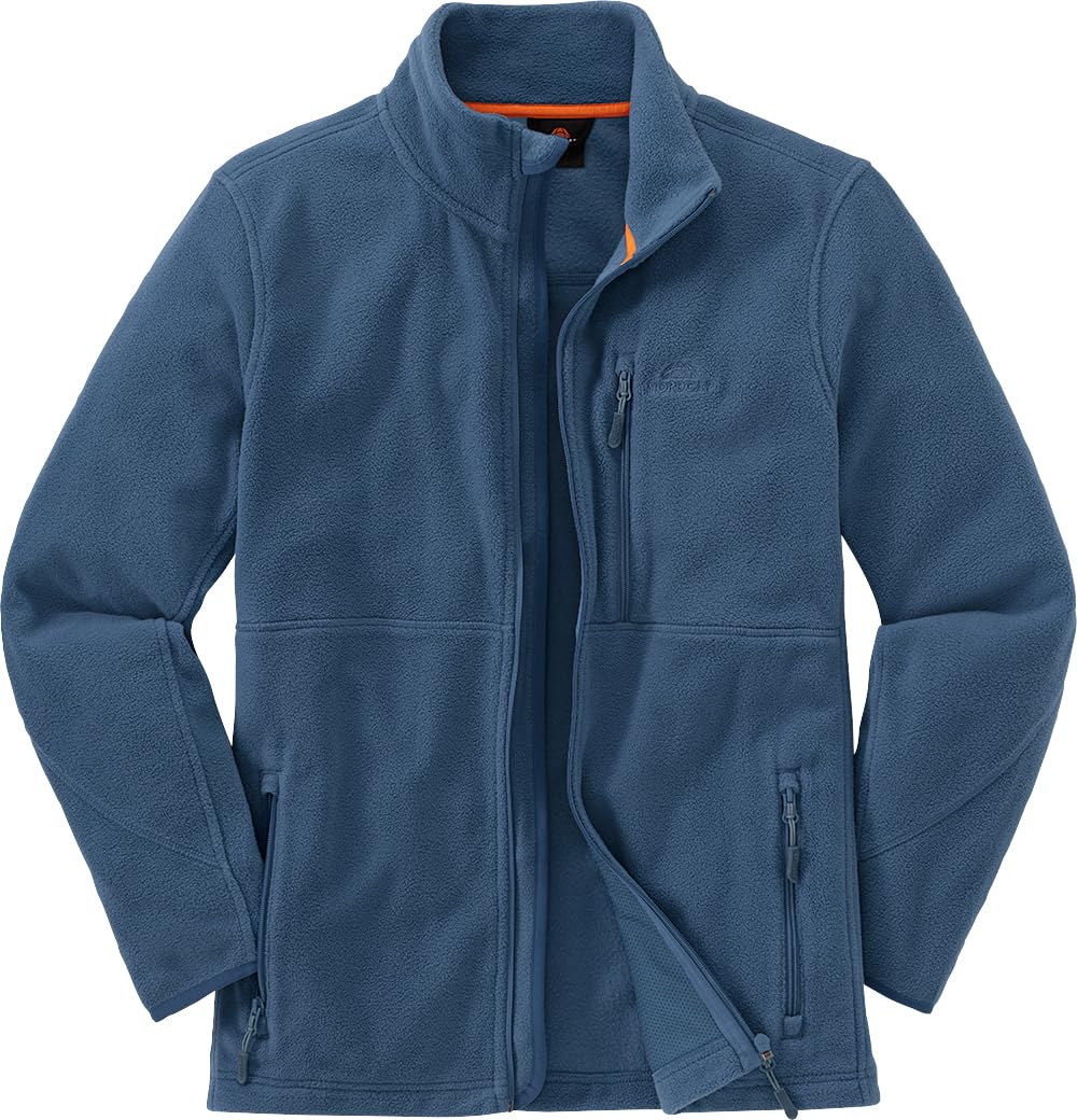 NORDCAP Fleecejacke für Damen und Herren mit Stehkragen, schnelltrocknende Sportjacke mit 3 Taschen, wärmende Übergangsjacke in Regular Fit, Gr. S-3XL