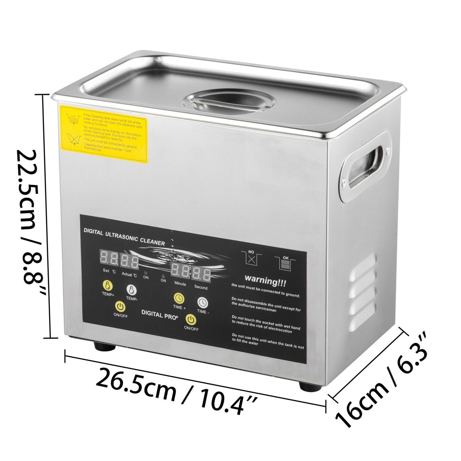 Czyszczenie ultradźwiękowe, 2L 3L 6L 10L 15L Myjka Ultradźwiękowa 40KHz Potężny Przetwornik Mini Przenośna Pralka Ultradźwiękowa Zmywarka Biżuteria