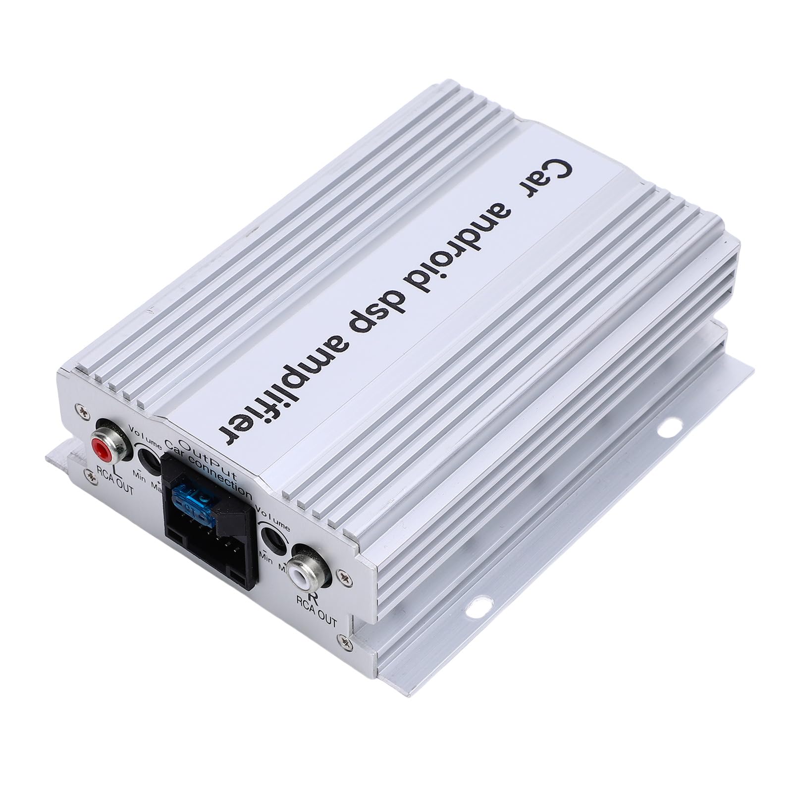 CHICIRIS Amplificador Compacto de 4 Canales con Sonido DSP, Amplificador de Subwoofer de Automóvil de Aleación de Aluminio para Unidades de Cabeza de, Aplicaciones de bajo bajo