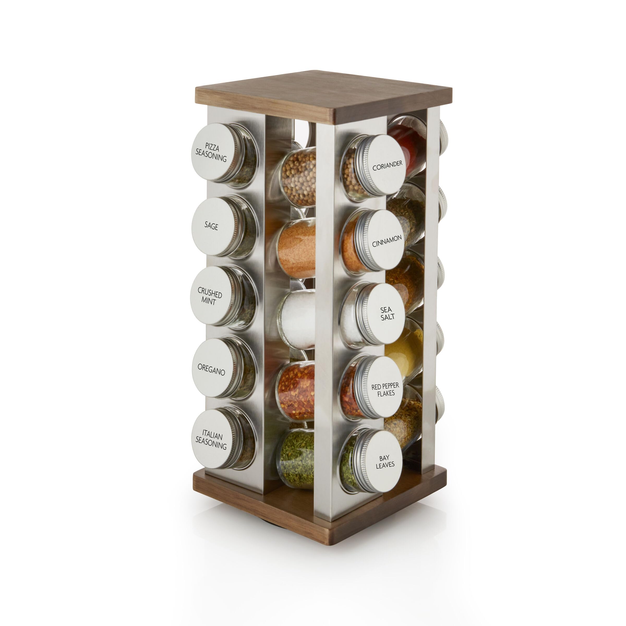 Amazon.com: Kamenstein 20 Jar Vintage Revolving Countertop Spice