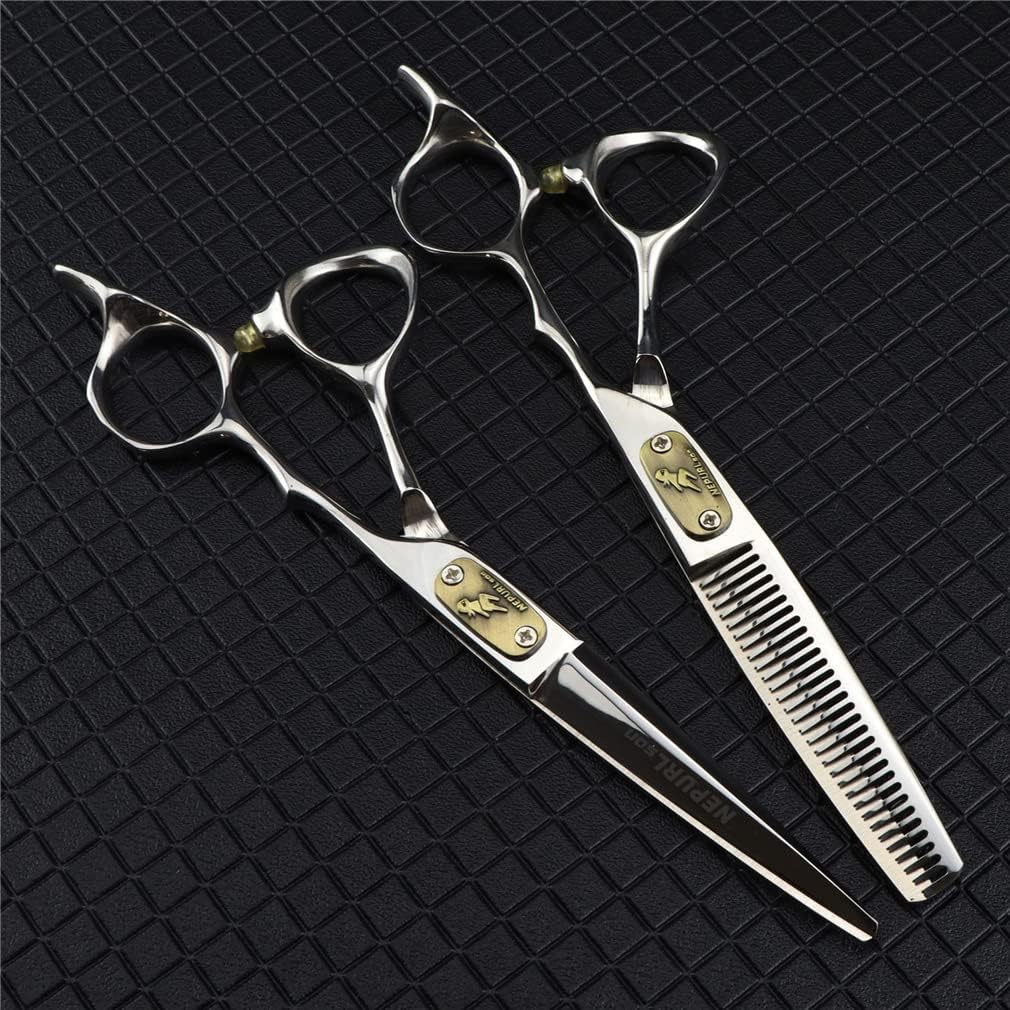 6-Inch Multifunctional Hairdressing Shears Set - Professional Hair Cutting and Thinning Scissors for Barbers and Home Use