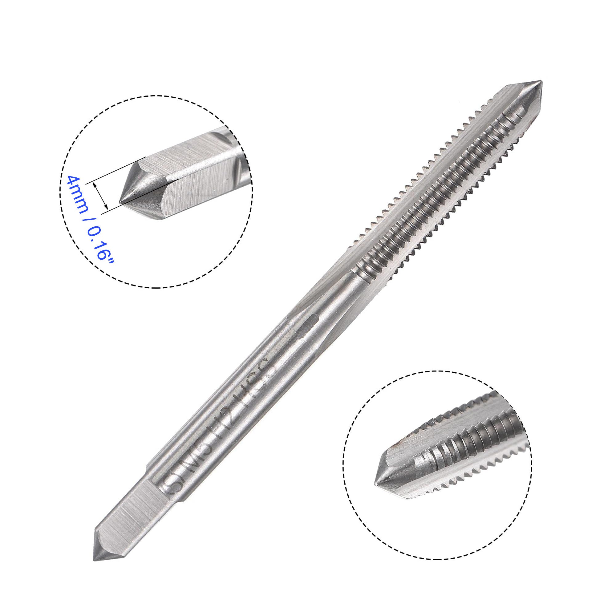 MACHSWON M5 x 0.8mm Metric Tap and Die Set - Machine Thread Screw Tap with Round Threading Die Kit for Thread Repair - Image 4
