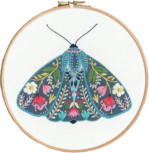 Bothy Threads Embroidery Kit - Pollen - Moth