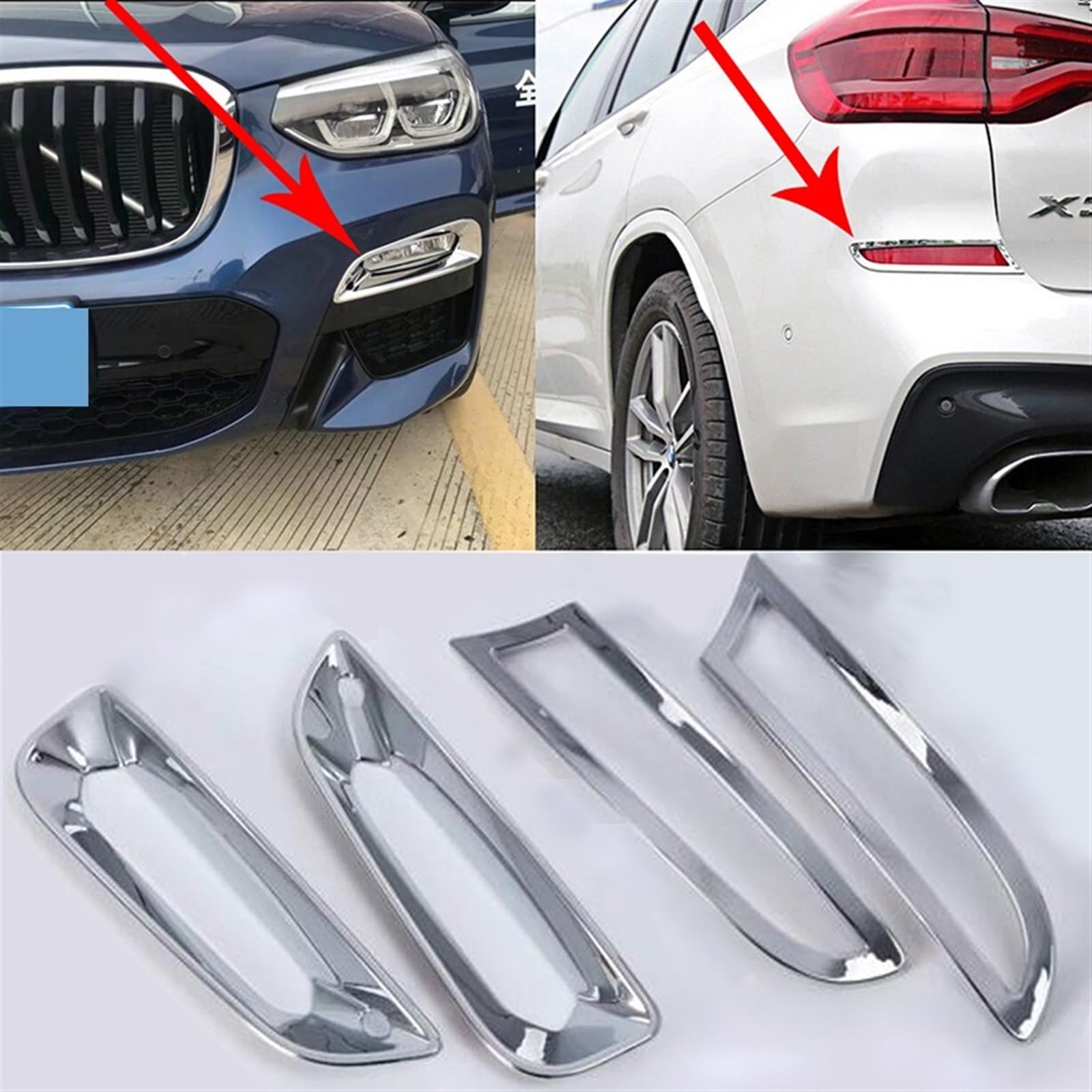 4 szt., dla BMW, X3 G01 2018 Akcesoria stylizacji