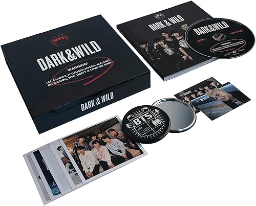 DARK WILD - BTS 1er álbum CD libro de fotos tarjeta de fotos