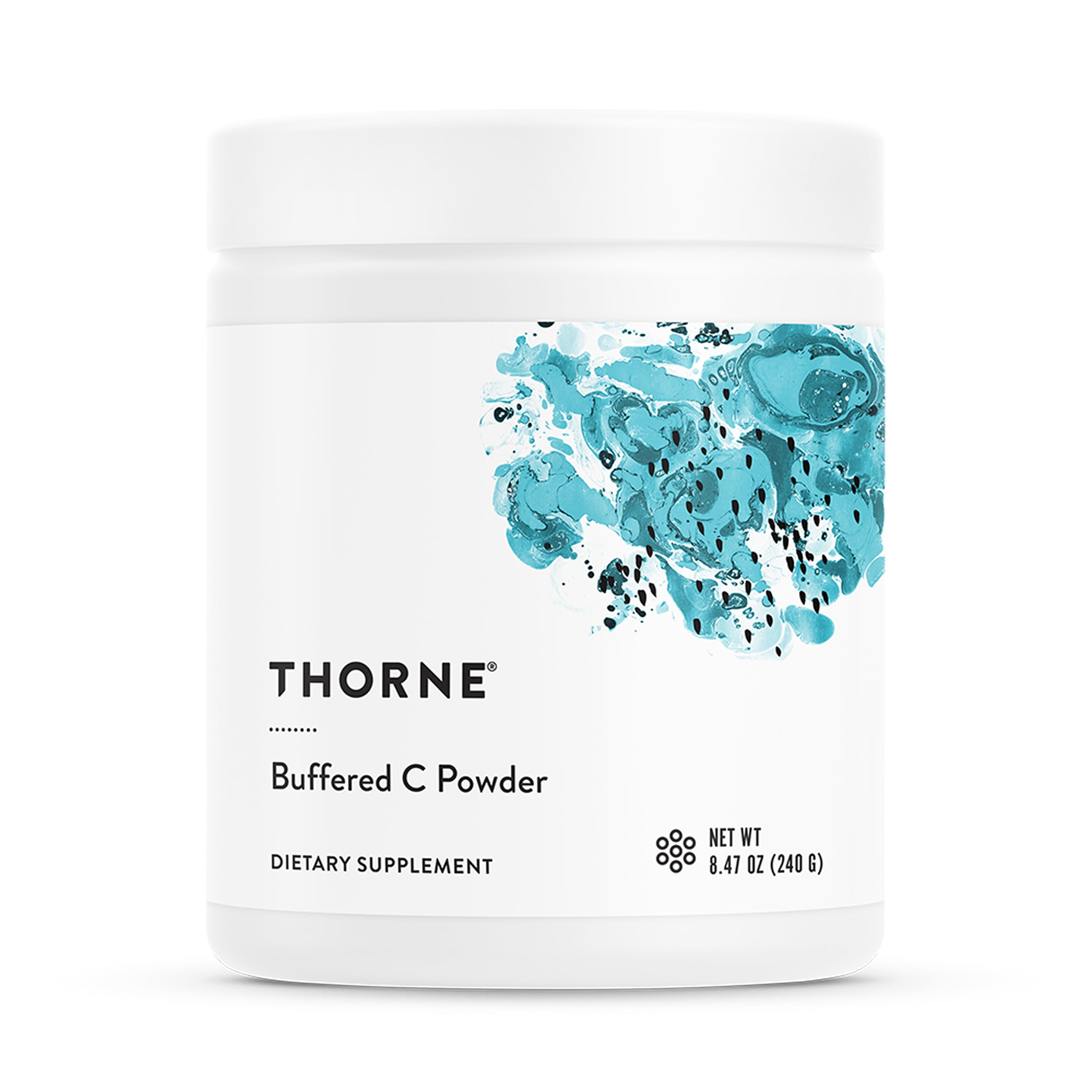 THORNE Buffered C Powder - Vitamin C (Ascorbic Acid) with Calcium, Magnesium, and Potassium - 231 grams