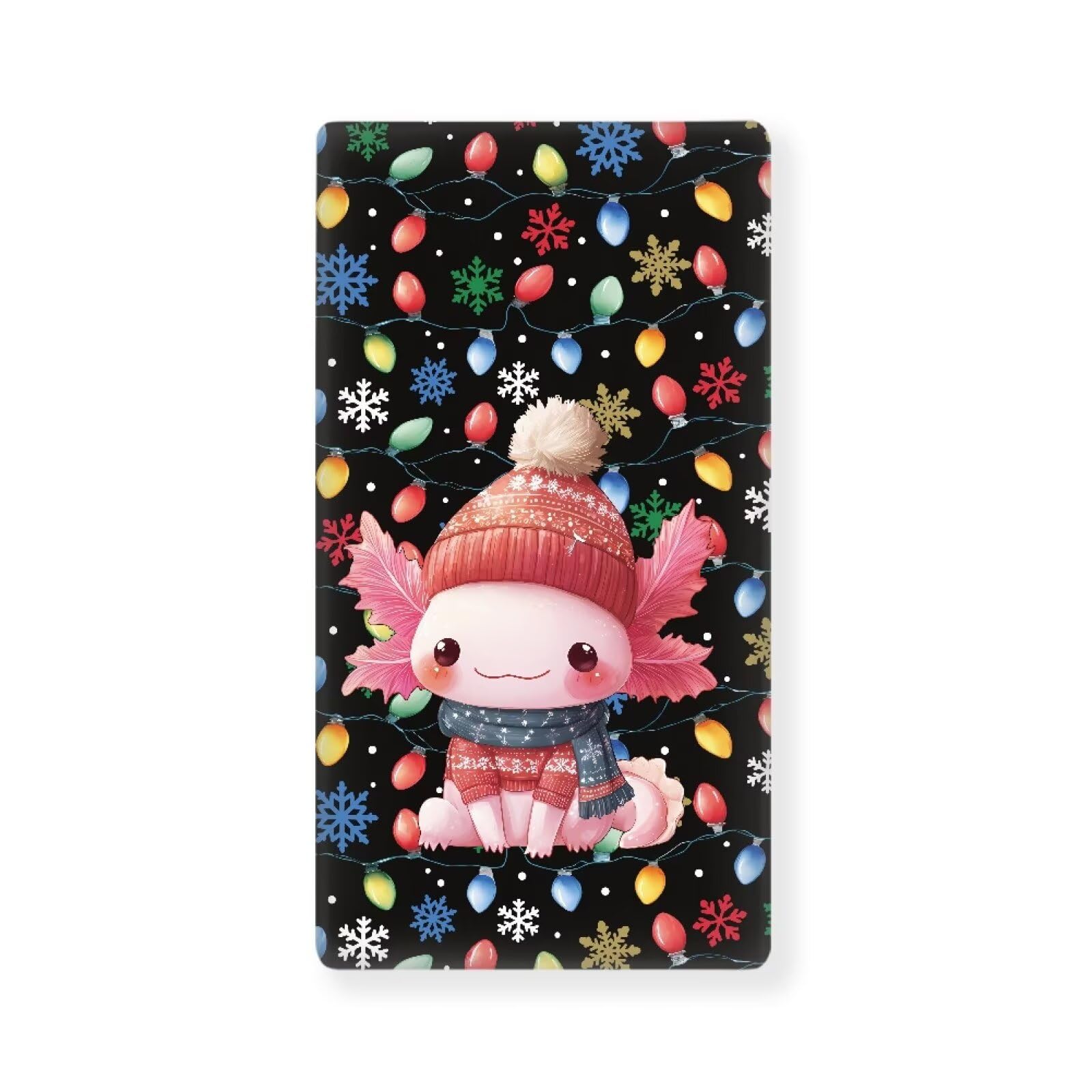 Christmas Crib Sheet for Baby Boys Girls Soft Comfy Crib Mattress Cover 28"x52" Standard Crib Bedding Sets Toddler Mattress Covers, Axolotl Newborn Infant Crib Sheets