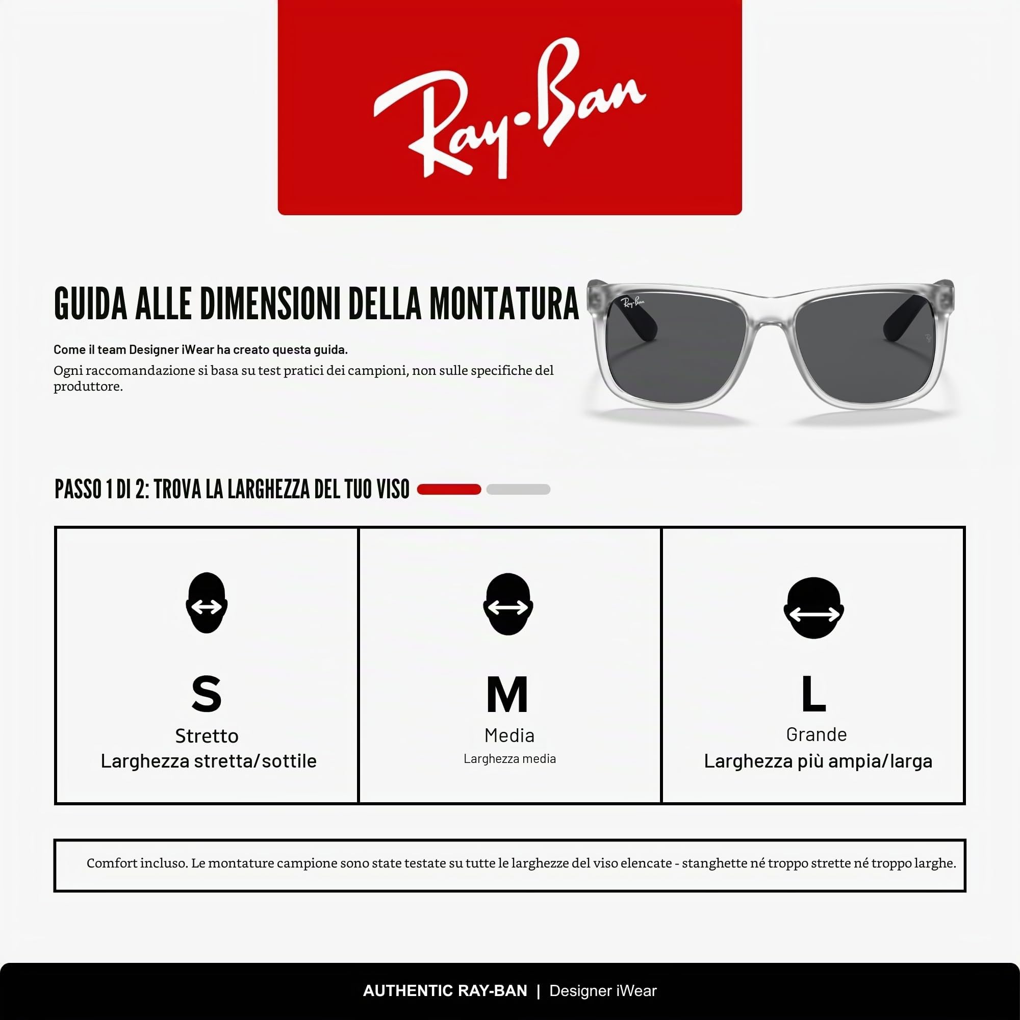 Ray-Ban 0rb4165 Occhiali Unisex - Adulto
