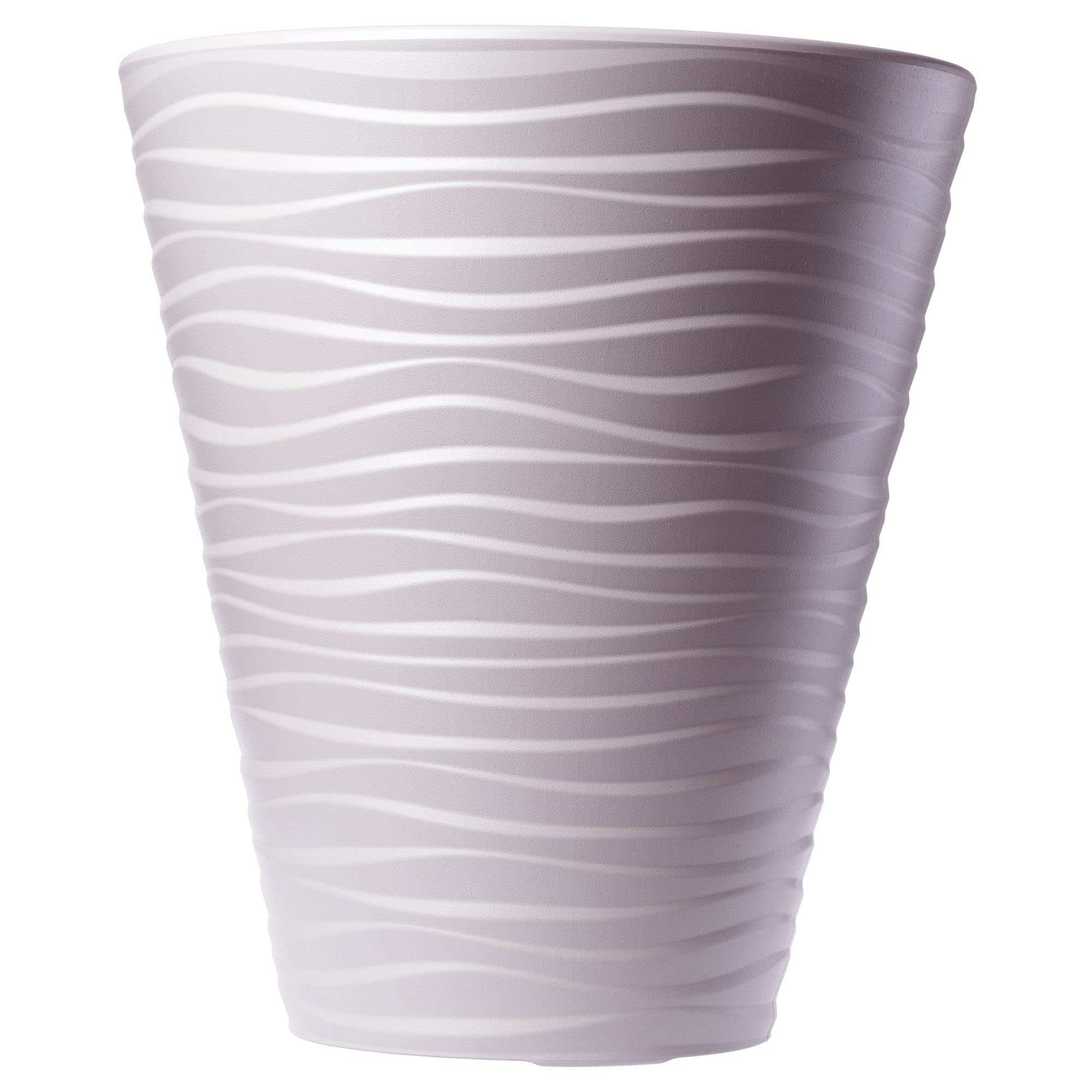 KADAX Pot de Fleurs Haut pour Intérieur et Extérieur, Jardinière avec Grande Taille et Conception Résistante aux Intempéries, Grand Bac à Fleur (Beige, 40 cm)