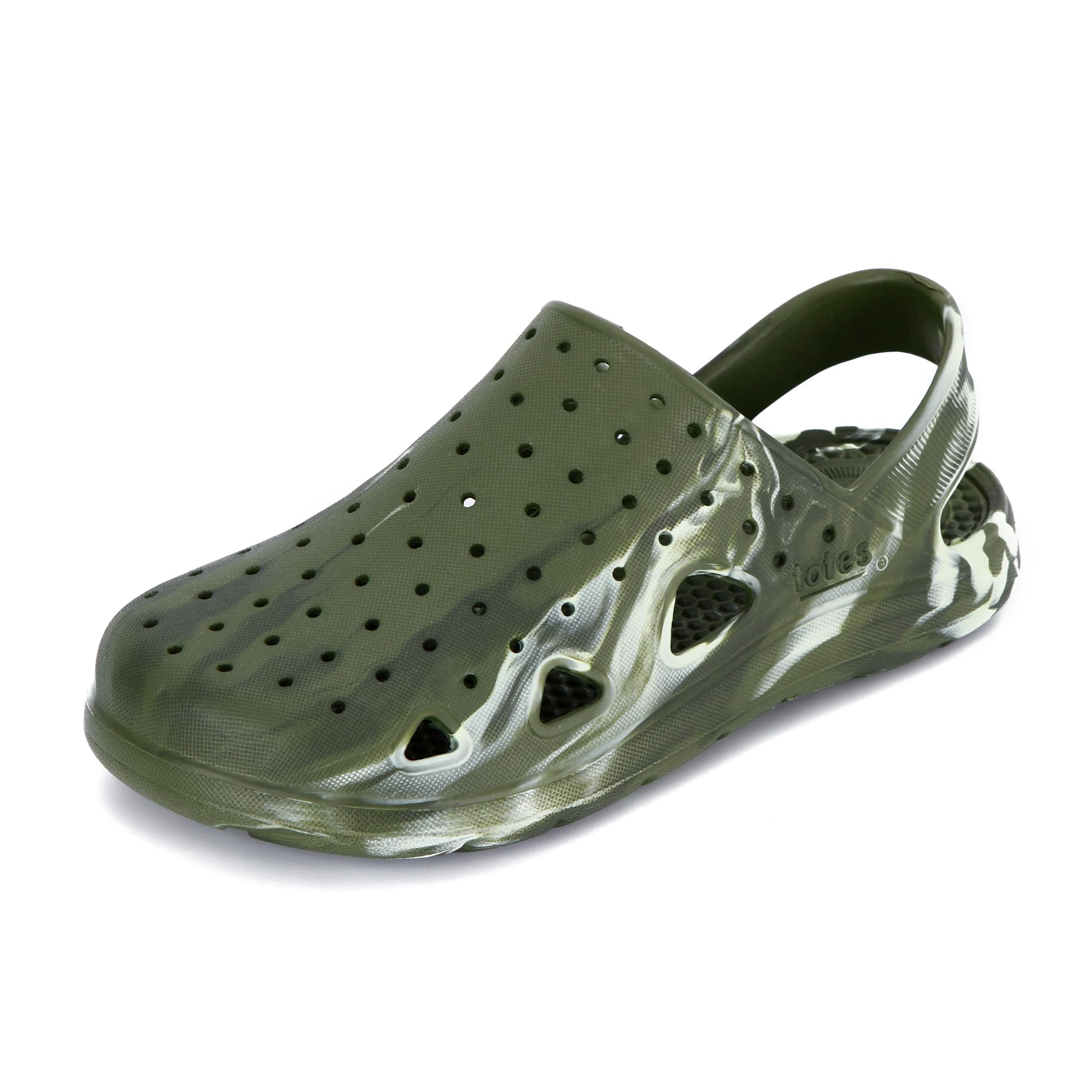 Totes Kids' Everywear Splash and Play Clog Sandals with Heel Strap