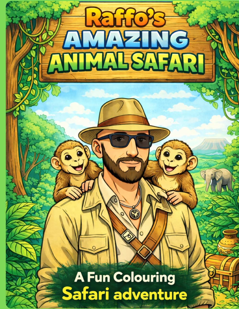 Raffo's Amazing Animal Safari: A fun colouring safari adventure