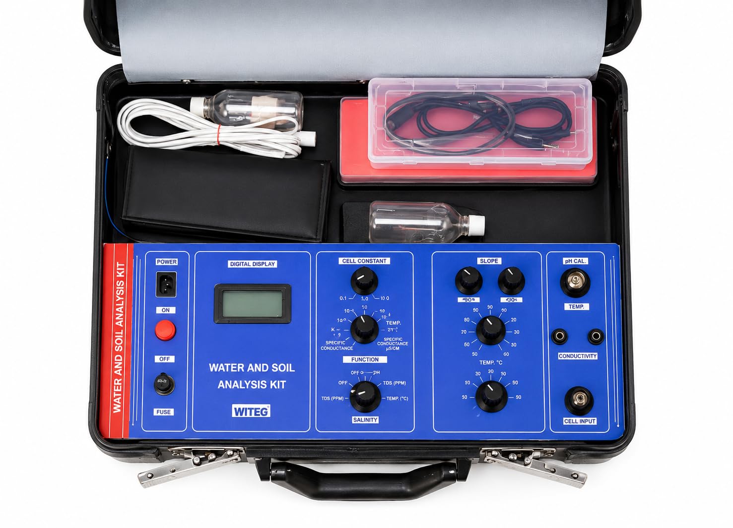 Digital Water And Soil Quality Analyzer Kit |8 Parameters | pH, Conductivity, TDS, Dissolved Oxygen (DO), Turbidity, Salinity, ORP (mV) & Temperature Meter | Water and Soil Testing Kit |-image-39