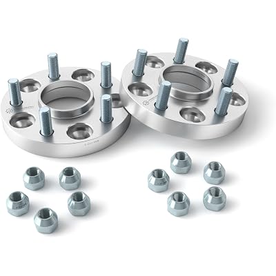 25mm (1 inch) Hubcentric 5x114.3 Wheel Spacers (60.1mm Bore, 12x1.5 Studs) Compatible with Toyota Avalon Camry Supra MR2 Scion Tc xB Lexus ES300 ES330 ES350 IS250 IS300 IS350 GS300 GS350 Silver 2pcs