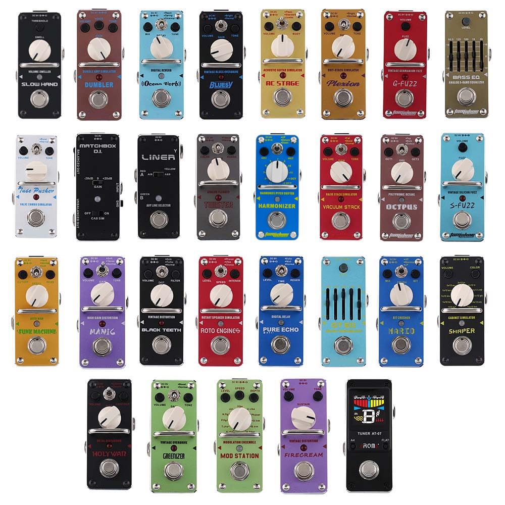 AHAR-3 Harmonizer Harmonist/Pitch Shifter, pedale effetto chitarra elettrica, mini effetto singolo con True Bypass