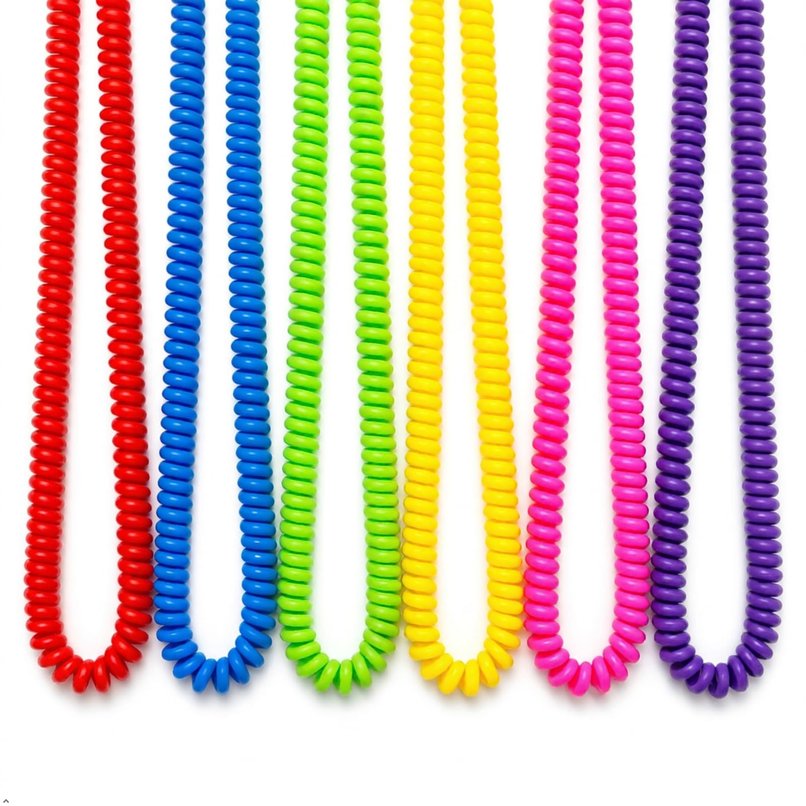 Elastic Coil Chewing Necklace and Bracelet ADHD, SPD, Sensory Children (6)