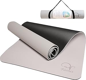 Panus ヨガマット TPE 8mm 国内ブランド ピラティス ホットヨガ ストレッチ マッサージ 筋トレ 自重トレーニング