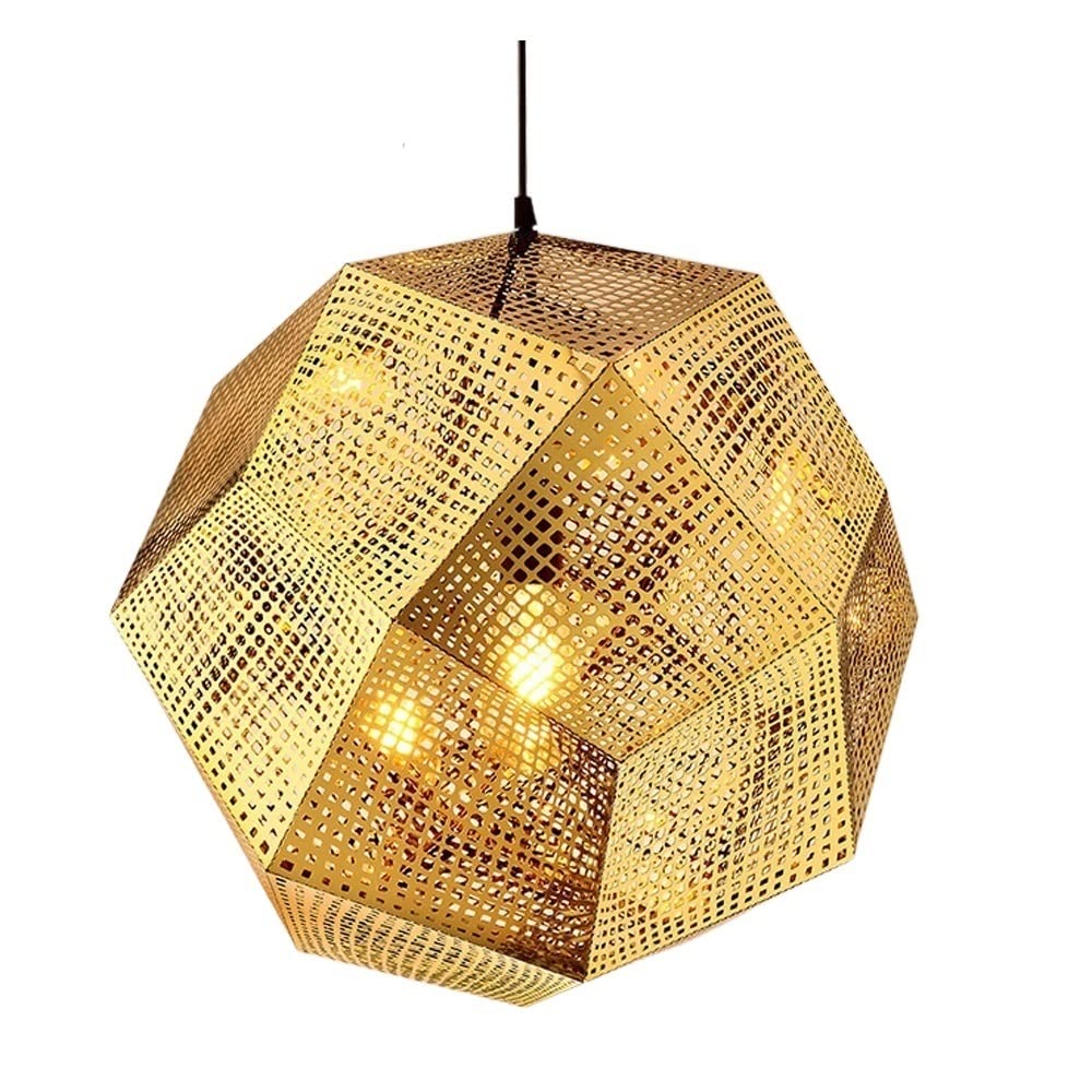 SXECAEPS Modern creative chandelier Simple Postmodern Creative Decoration Illumination Many Aspects Commercial E27 Stainless Steel Kitchen Restaurant Droplight Household Adjustable I