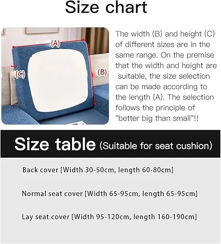 Miniatura 7 de Funda universal para sofá resistente al desgaste, fundas de cojín elásticas de repuesto, fundas de sofá antideslizantes en forma de L, funda de sofá