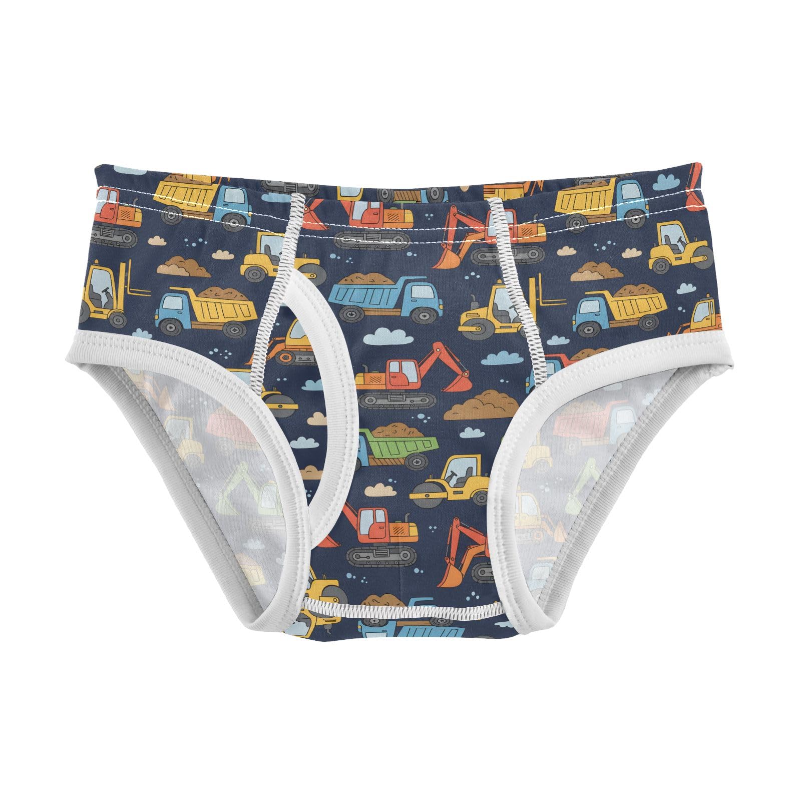 senya Baby Toddler Boys Underwear Kids Exclusive Boxer Briefs Comfort 2T Truck Excavation Vehicle