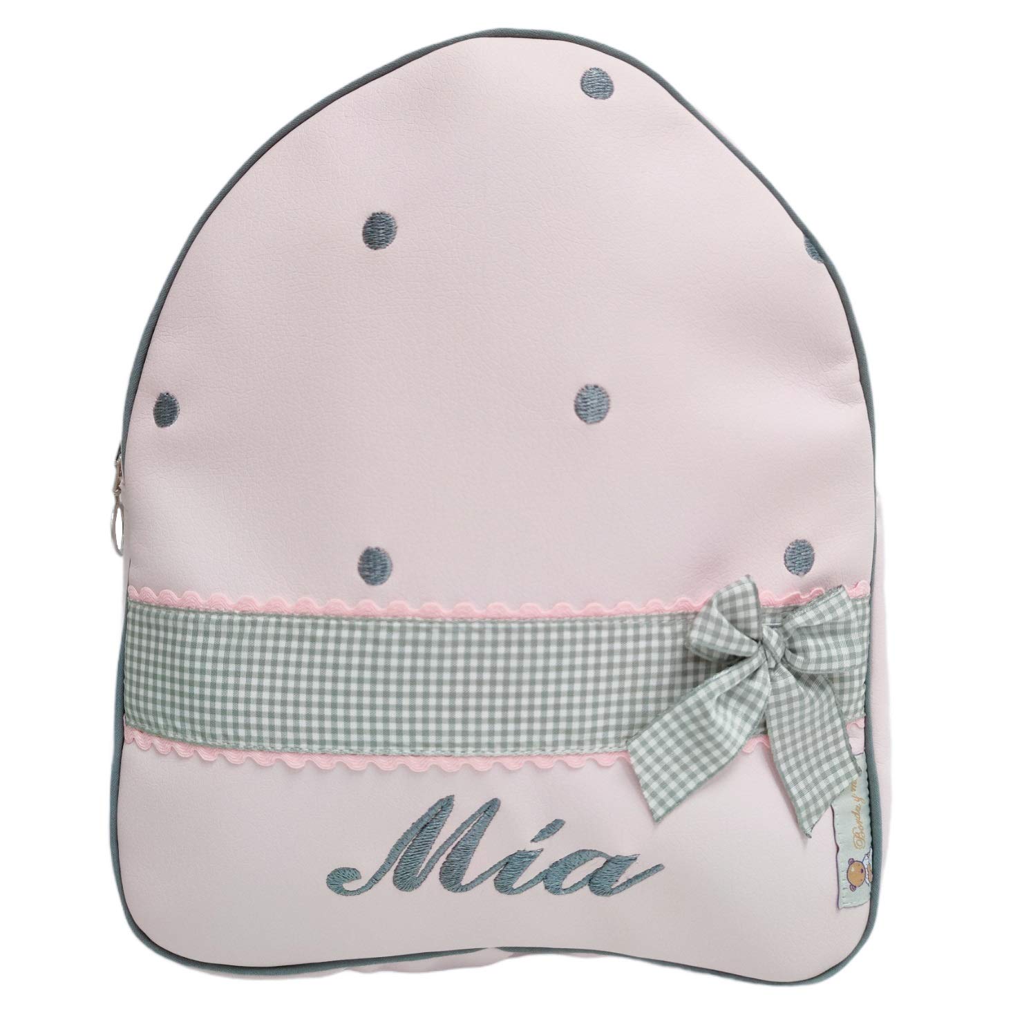 Sac à dos pour enfant personnalisé avec le nom brodé.