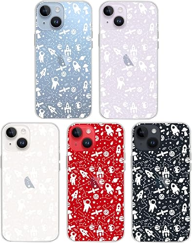 Miniatura 6 de Funda compatible con iPhone 14 de 6.1 pulgadas, funda transparente con bonito diseño de gato enojado para mujeres y niñas, funda protectora de TPU