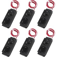 6pcs Speaker 5 Watt 8 Ohm Double Cavity Mini Speaker Full-Range Cavity Advertising Machine Small Speaker 3.3V 5V with JST-PH2.5mm-2 pin Interface for Arduino Small DIY Electronic Projects