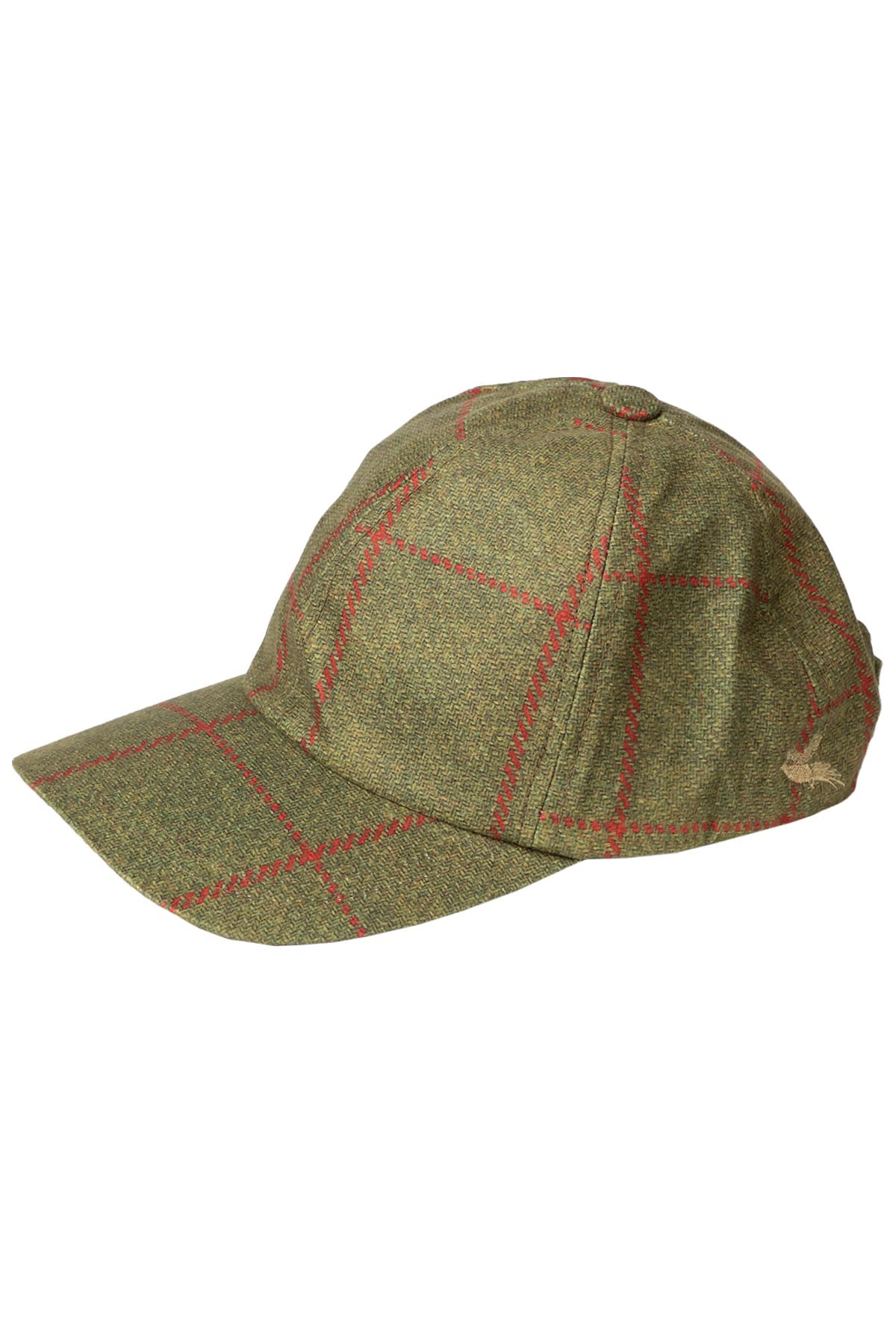 Rydale Men's Tweed Print Baseball Cap with Nubuck Peak Country Printed Tweed Caps & Hats for Men 2 Colours (Scampston)