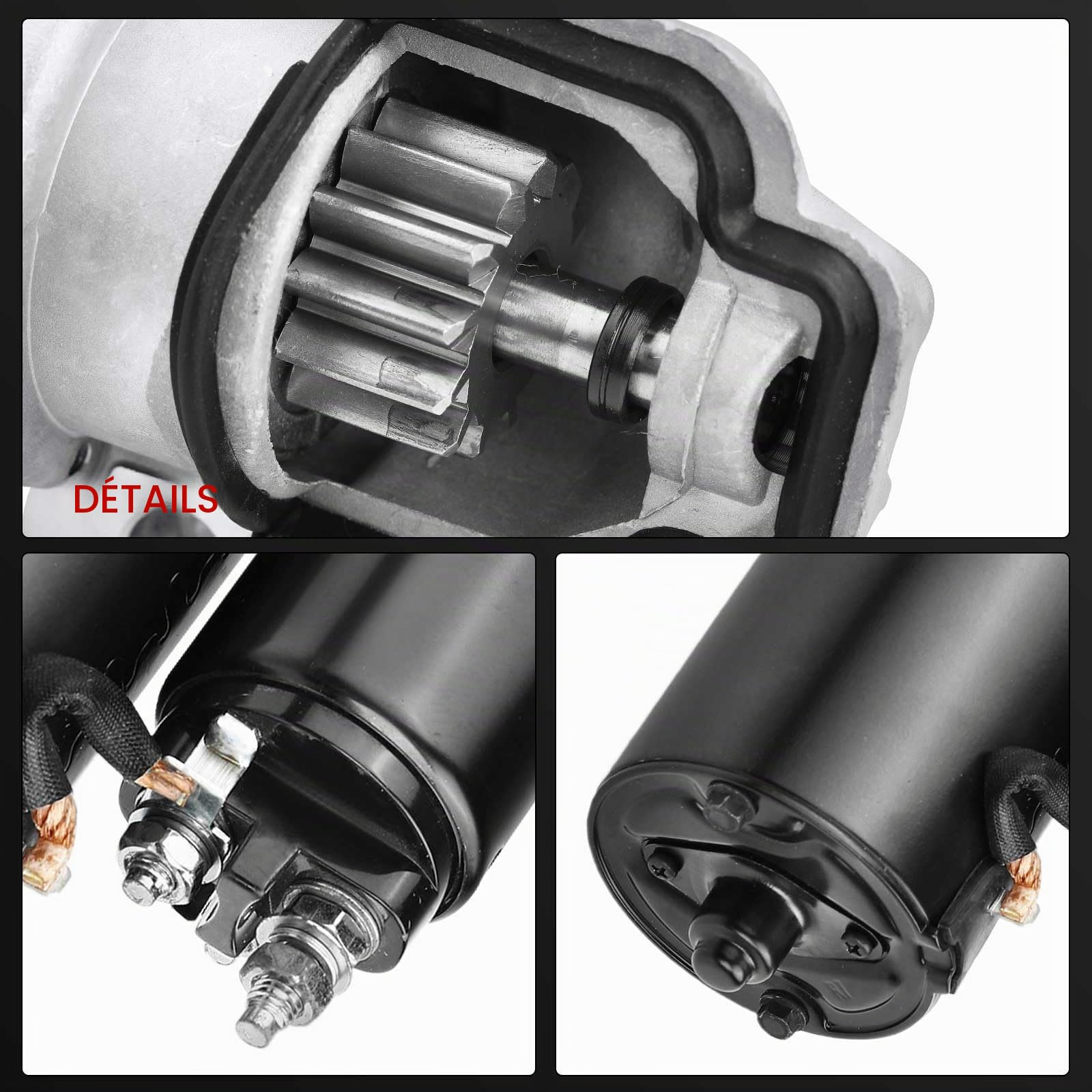 Frankberg Démarreur Compatible avec Jumper Bus 2006-Aujourd'hui Ducato Bus 250 2006-2010 Transit Bus FB FC FD FS FZ 2006-2014 Remplacer# 0001109324