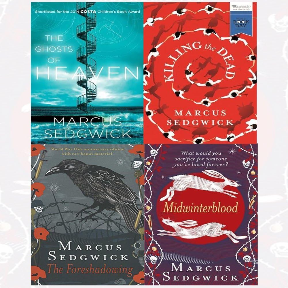 Marcus Sedgwick Collection 4 Books Bundles (Midwinterblood,The Foreshadowing,The Ghosts of Heaven: shortlisted for the CILIP Carnegie Medal 2016,Killing the Dead)