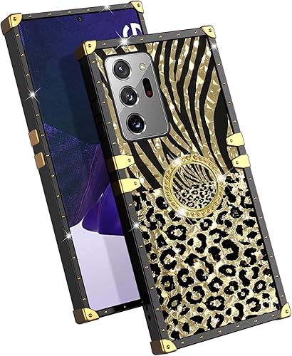 Miniatura 9 de Funda de teléfono cuadrada retro para Samsung Note 20 Ultra con anillo de soporte y cordón, para niñas y mujeres, hippie, bohemio, psicodélico,